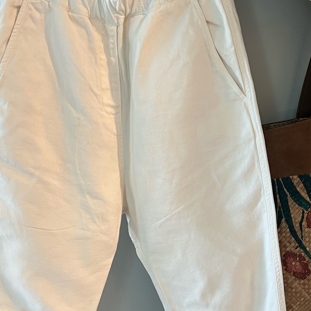 Nili Lotan Classic White Trousers